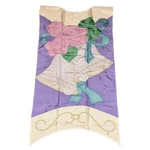 Vtg 1995 Windsport Fancy Flag Bride Wedding Bells Nylon 32 X 59 Fits 2” Pole USA